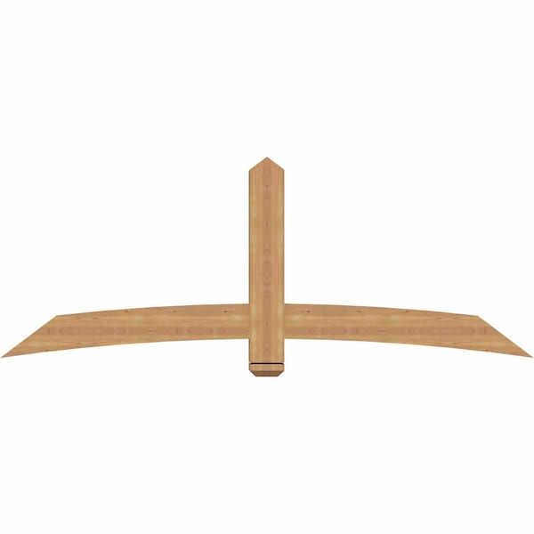 Ekena Millwork Bellingham Timber Gable Bracket, Western Red Cedar, 84"W x 31"H x 3 1/2"D x 5 1/2"F, 9/12 Pitch GBW084X31X0406BEL00SWR - main